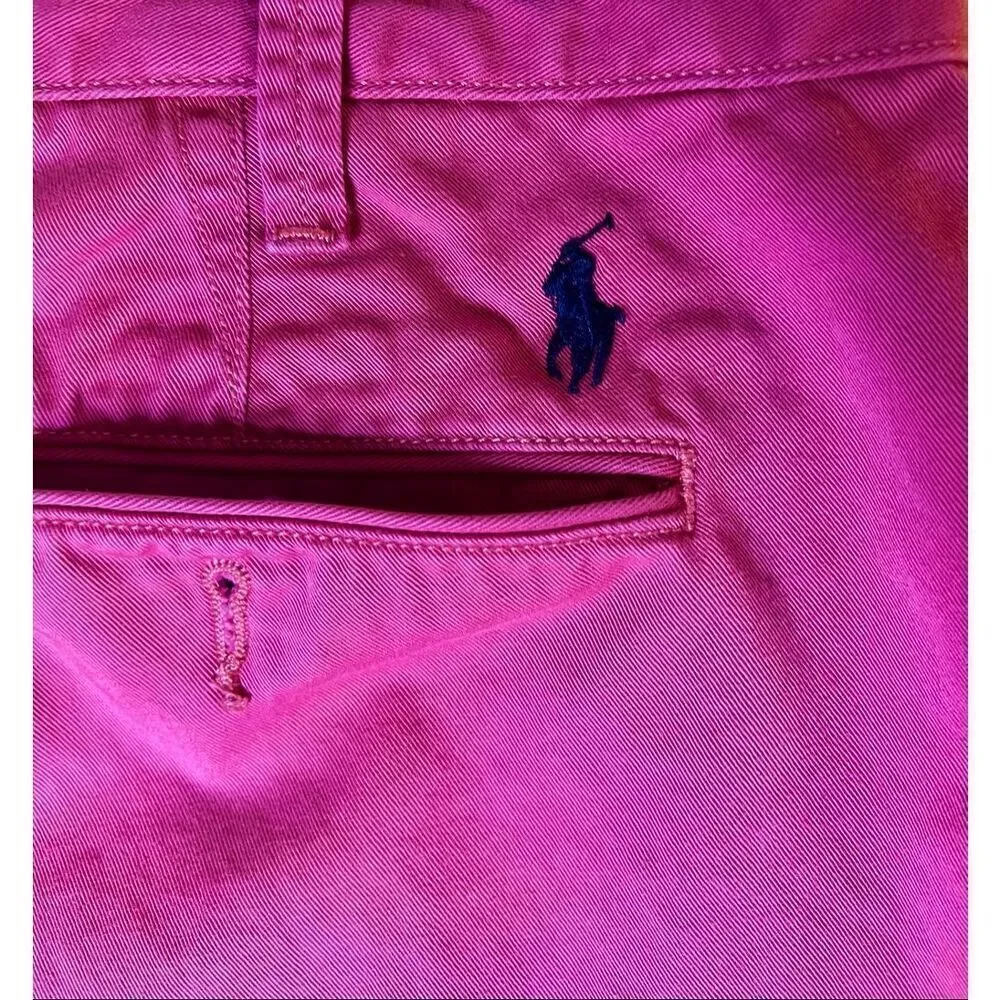 Men’s Polo Ralph Lauren Prospect Shorts Fucshia Pink 34 Waist Classic Style
